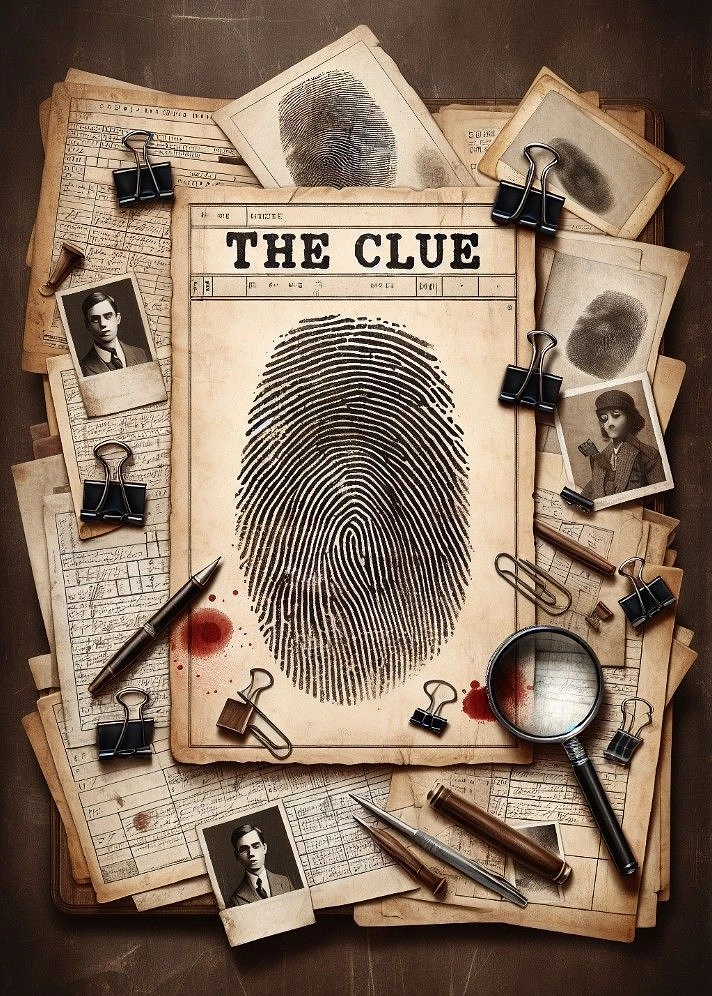 Escape Rooms creative ad: Fingerprint turns clue into centerpiece