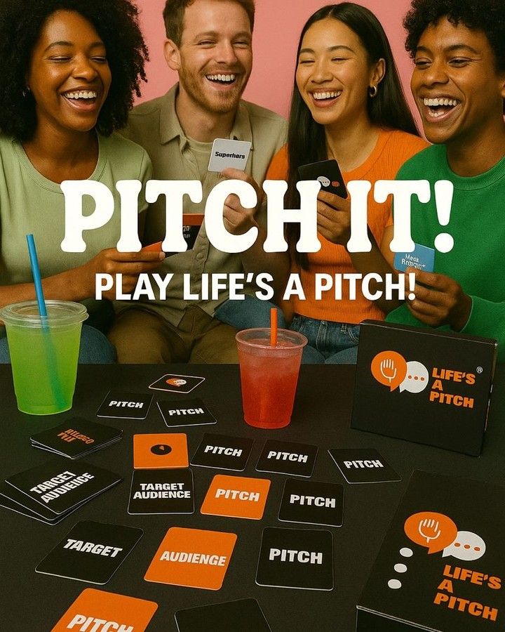 Instagram post: Strong pitch-themed party-game pun