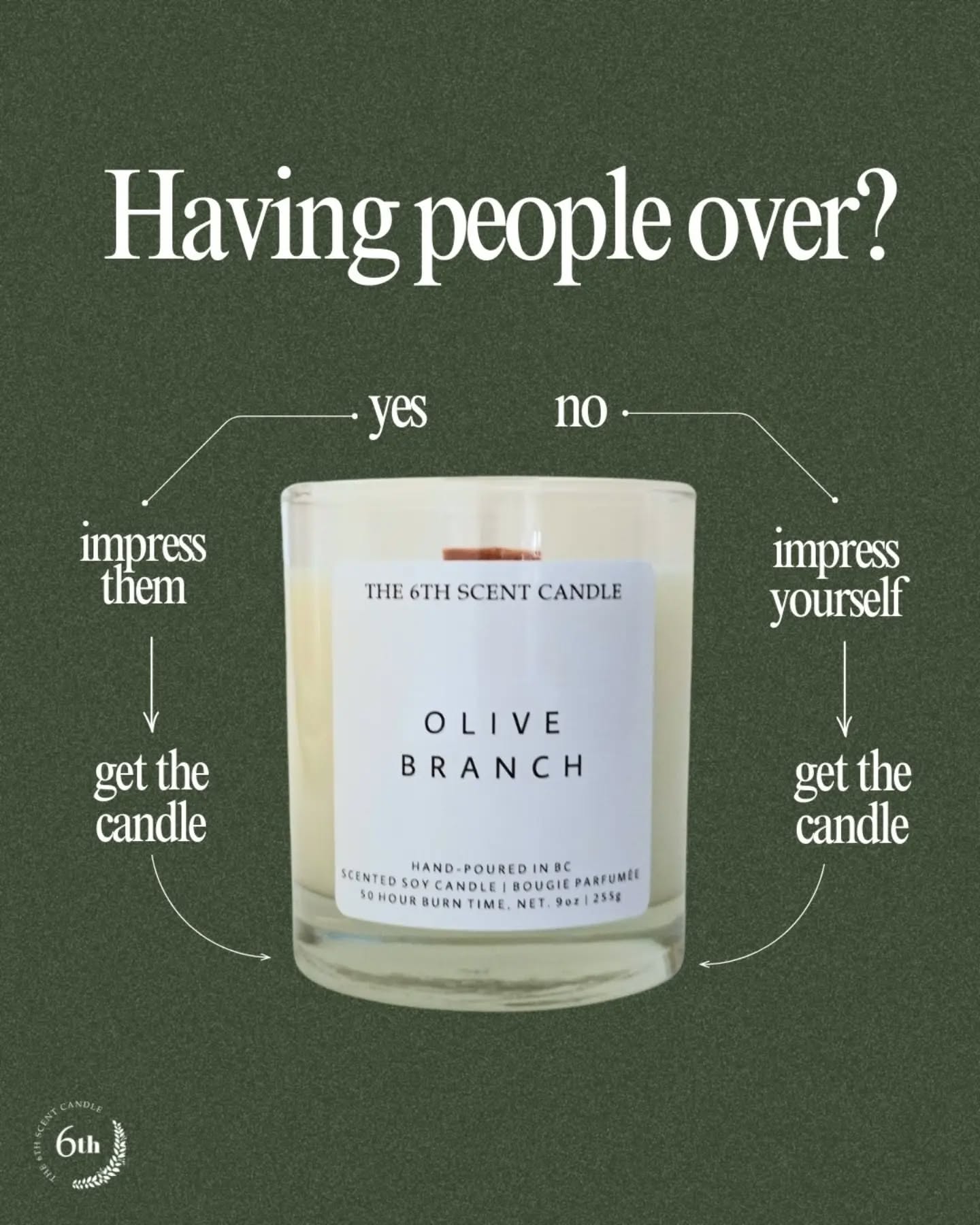 Instagram post: Witty flowchart: you always need candle, slide 5