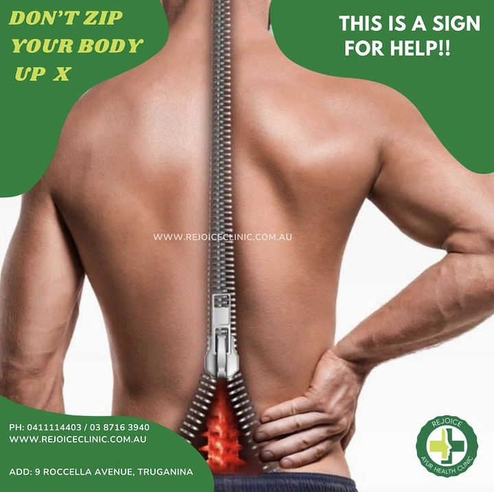 Pain Relief Brands creative ad: Zipper creates memorable back-pain metaphor