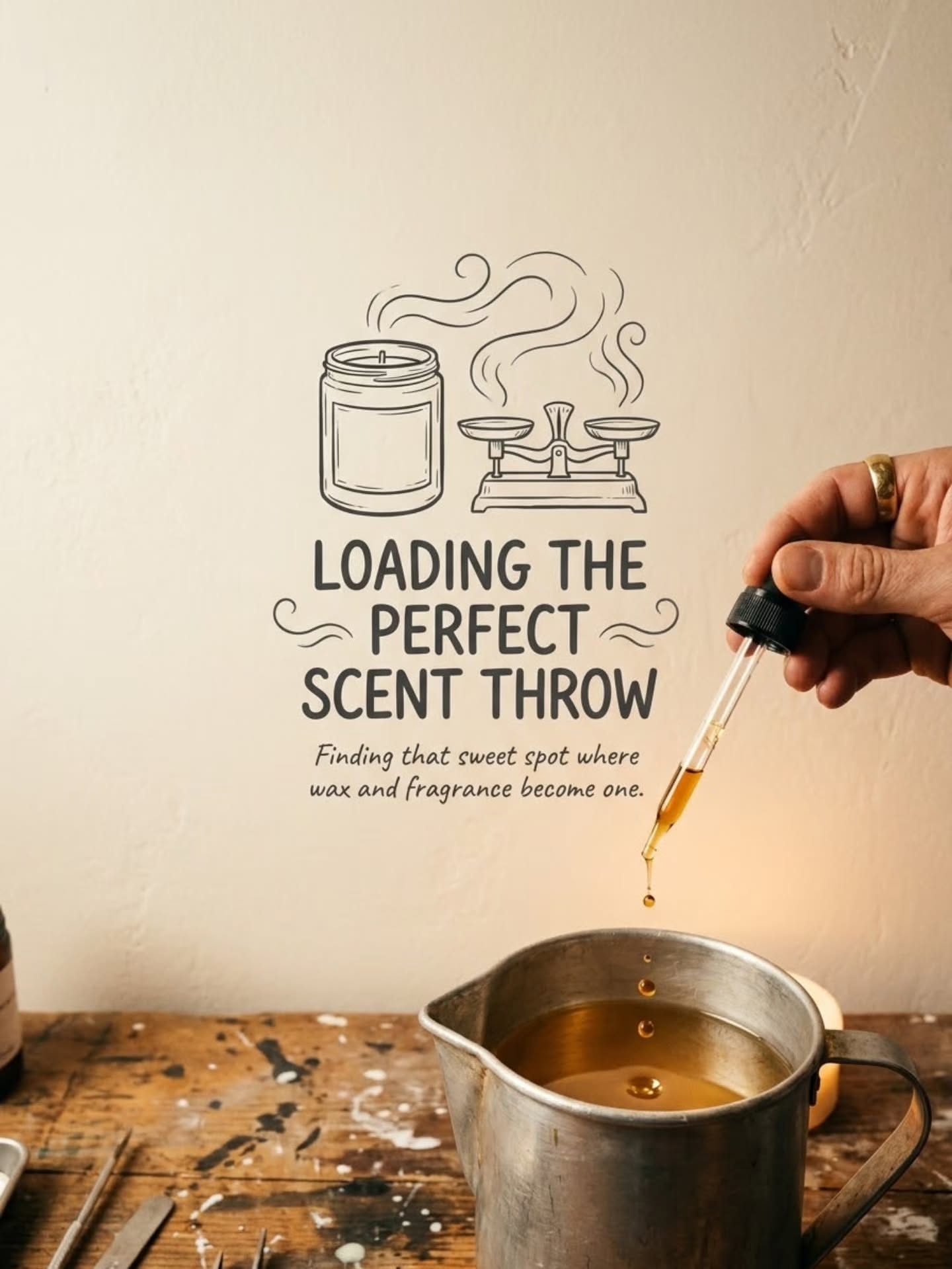 Instagram post: 'Loading the perfect scent throw' pun, slide 1