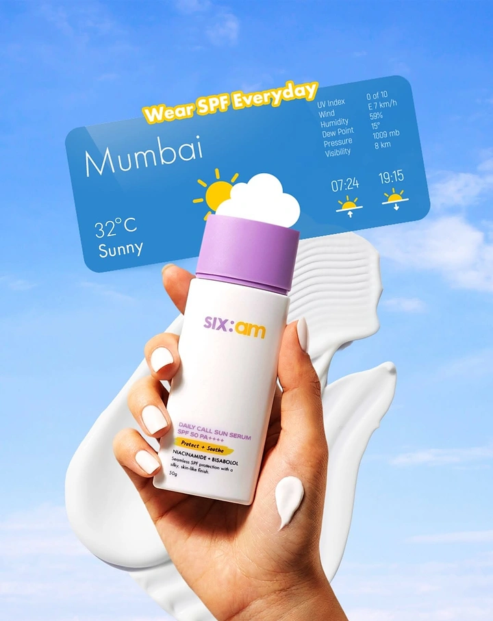 Sunscreen & Sun Care creative ad: Weather forecast makes daily SPF memorable