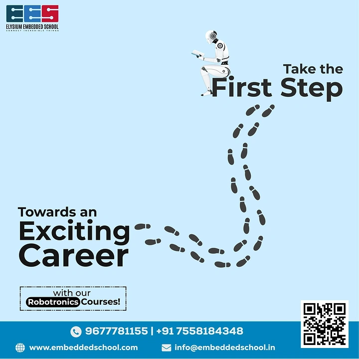 Robotics & STEM Classes creative ad: Footprints visualize career progression