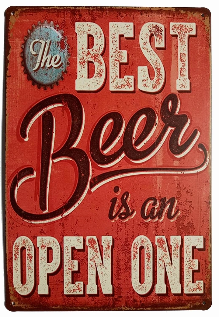 Bars & Pubs creative ad: Memorable beer slogan with vintage sign treatment