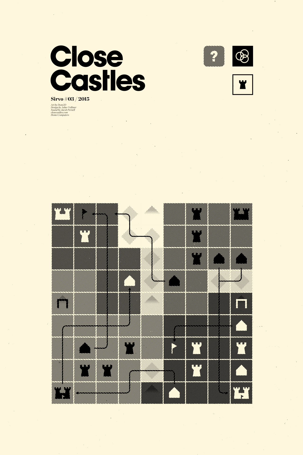 Story: Castle game visualized as tactical map