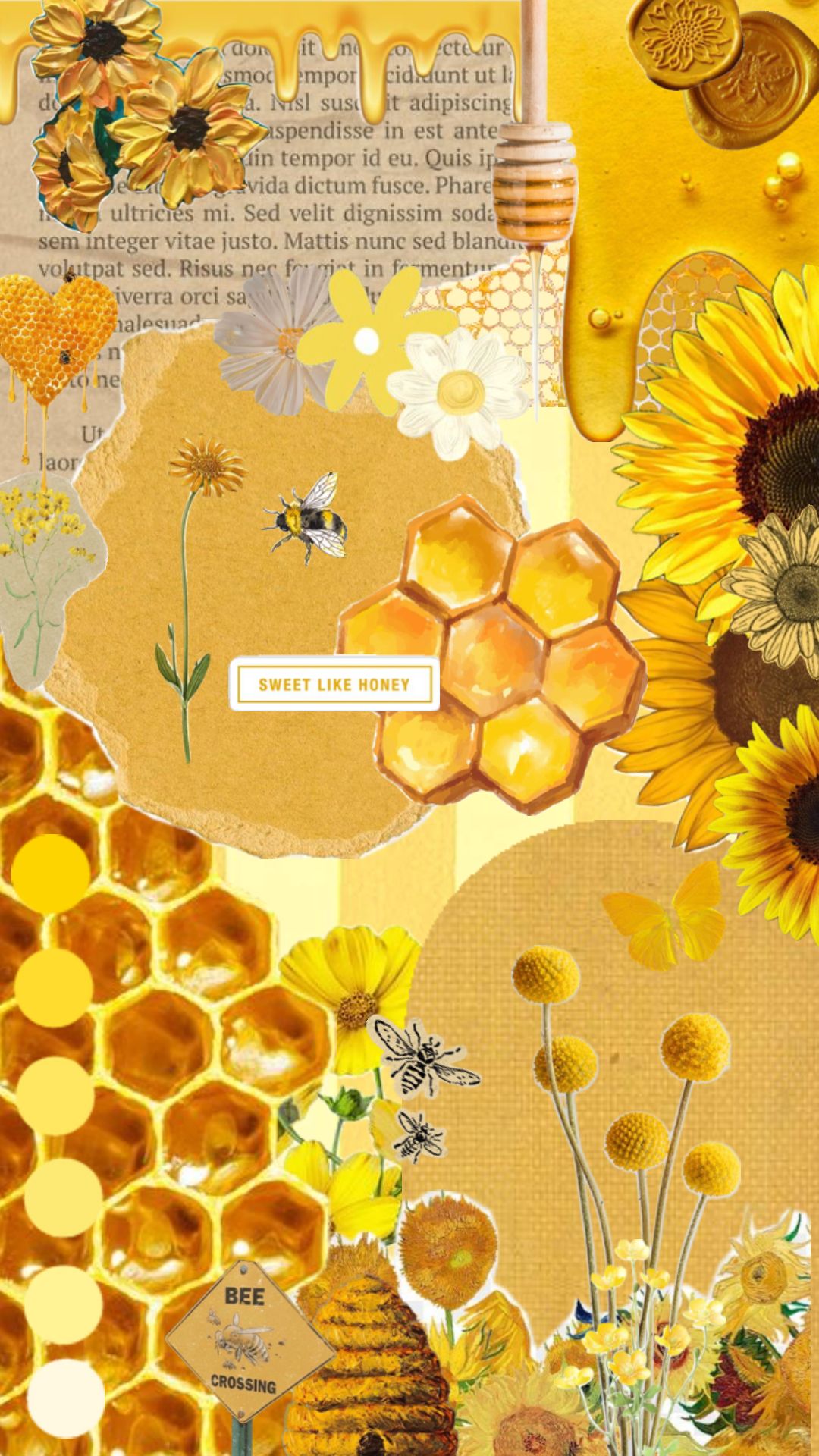 Story: Botanical honeycomb collage feels distinctive