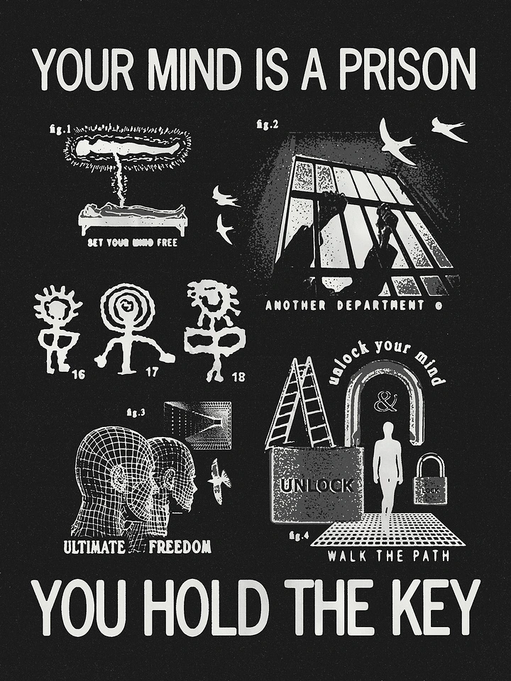 Escape Rooms creative ad: Prison-and-key metaphor drives message