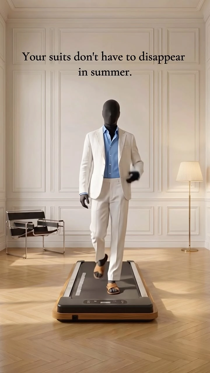 Men's Suits & Formal Wear creative ad: Summer makes suits visually disappear