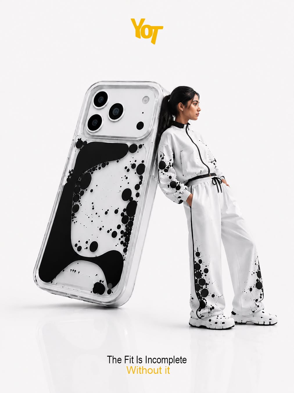 Instagram post: Case completes the coordinated fashion outfit