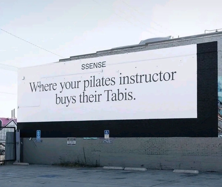 Pilates Studios creative ad: Billboard copy uses memorable instructor pun