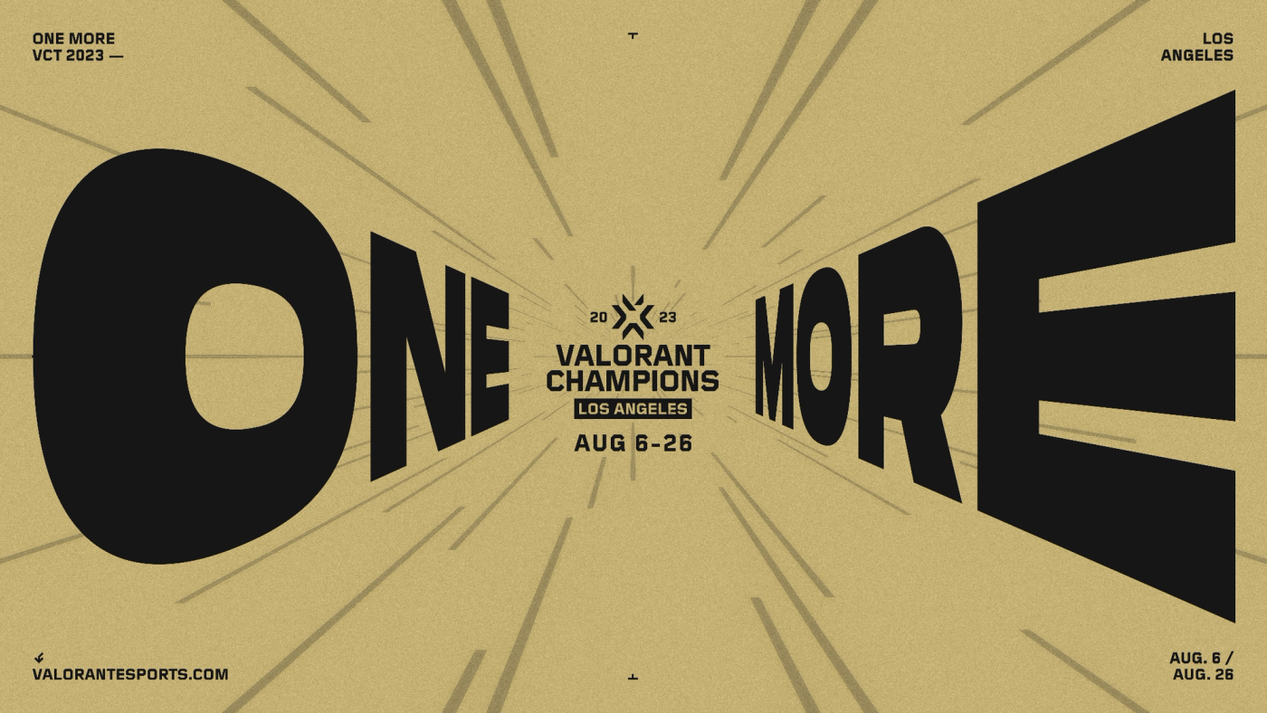 Banner: 'One More' type bursting from logo