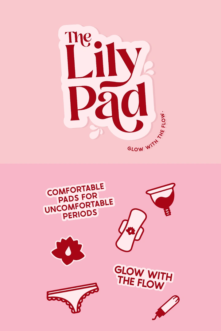 Period Care & Feminine Hygiene creative ad: Lily pad pun shapes brand world