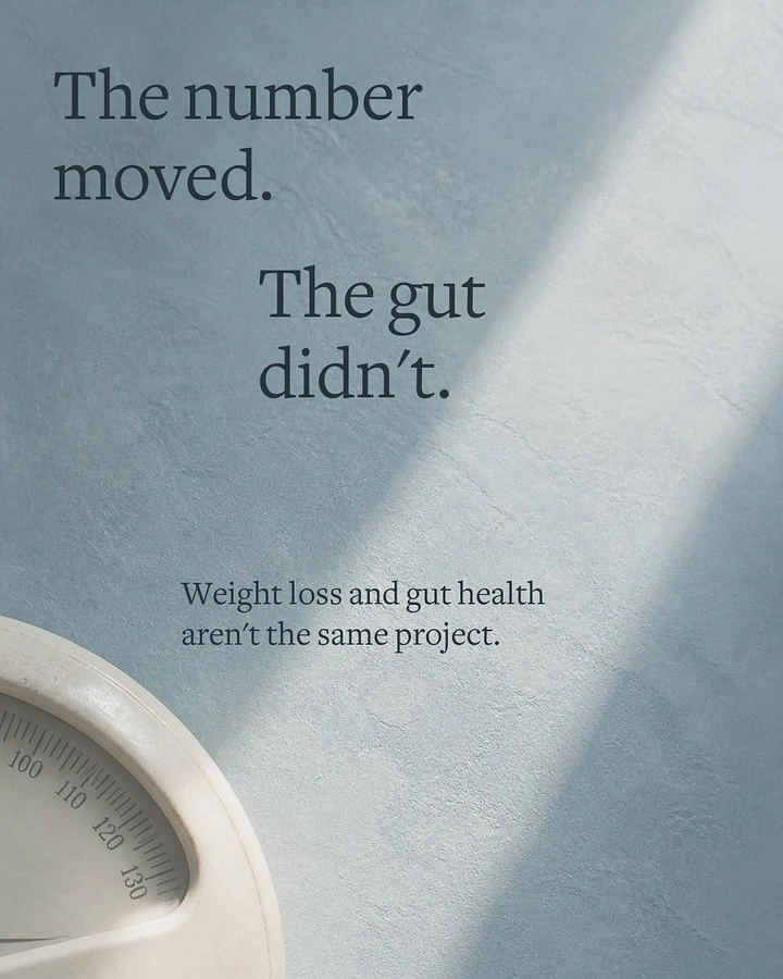 Weight Loss Clinics creative ad: Sharp gut-versus-weight contrast