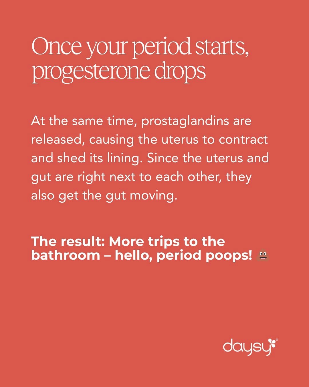 Instagram post: Witty period-poops educational angle, slide 4