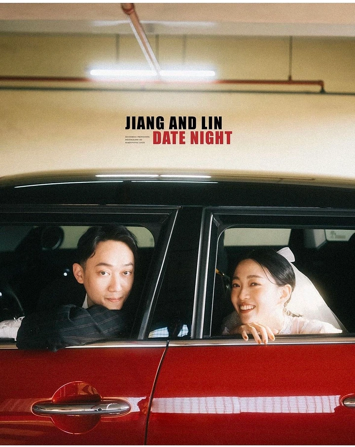 Taxi & Cab Services creative ad: Date night staged inside taxi