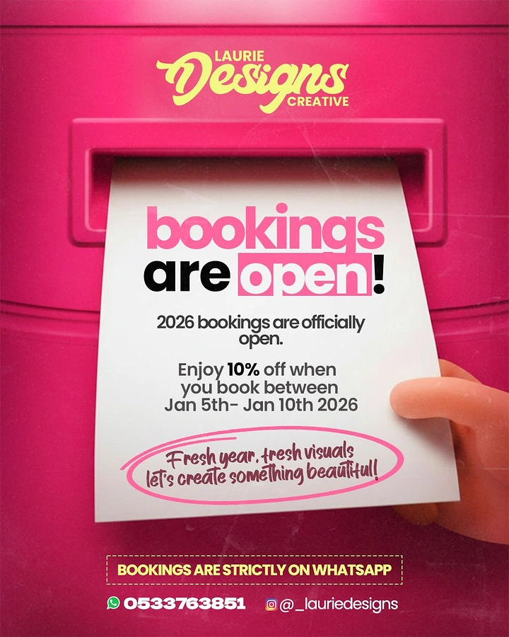 Bookstores creative ad: Bookings offer pulled from mailbox slot