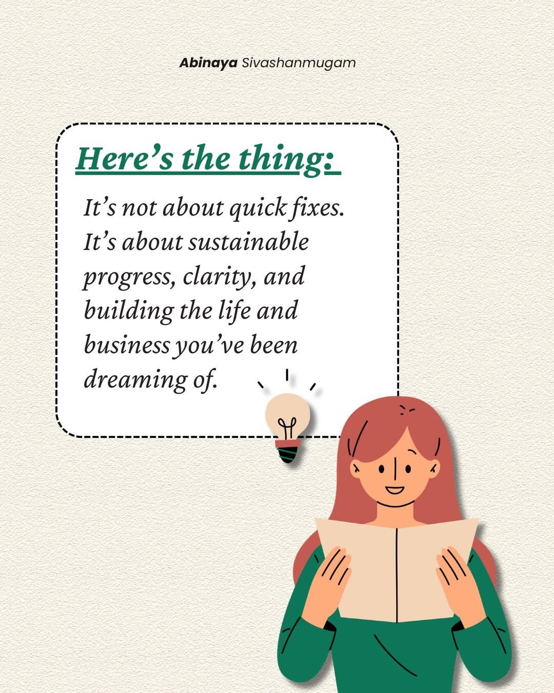 Instagram post: Magnifying glass visualizes coaching curiosity, slide 10