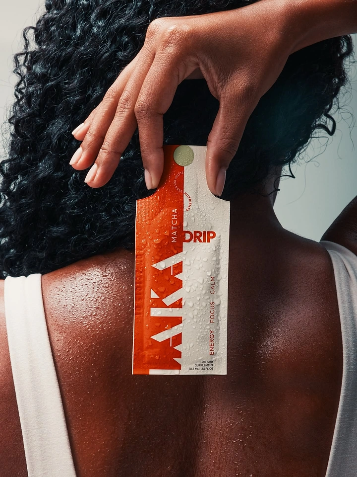 IV Therapy & Drip Bars creative ad: IV bag treated as fashion accessory