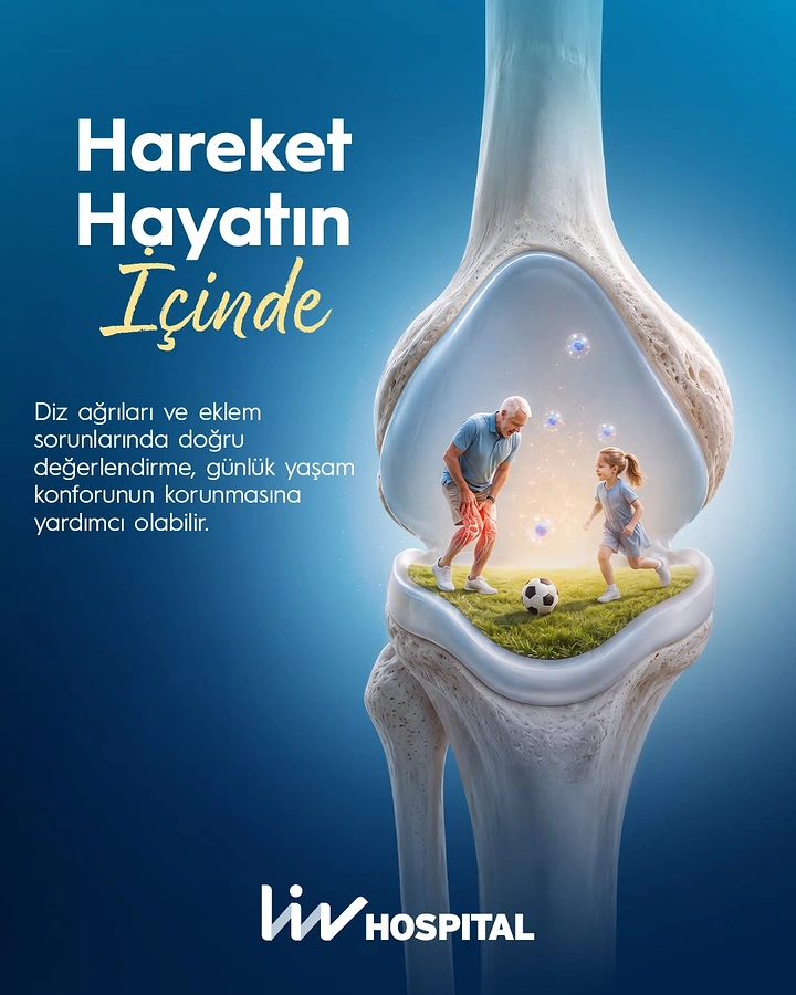Pain Relief Brands creative ad: Knee joint becomes playful football field