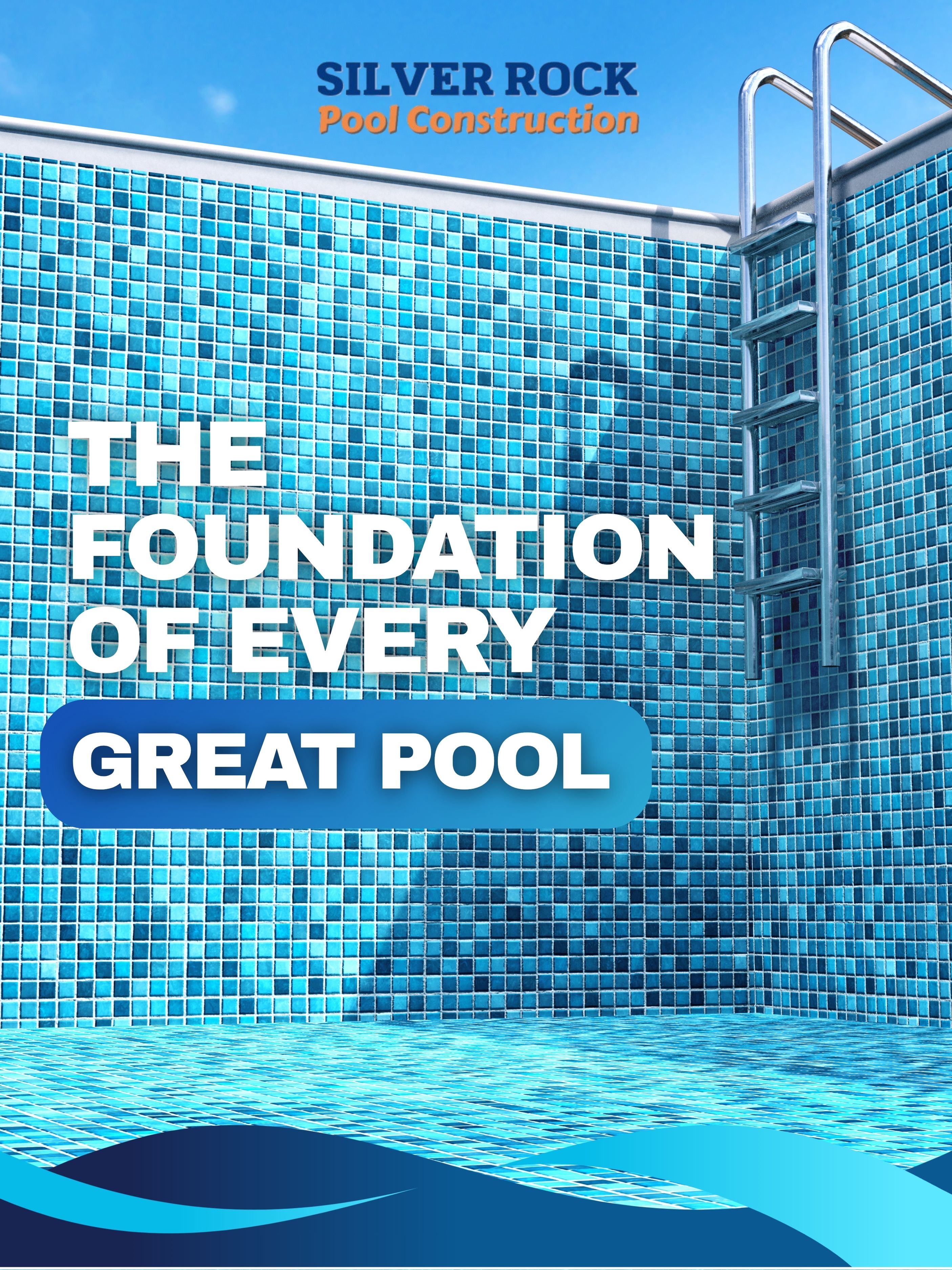 Instagram post: Tile wall as pool foundation metaphor
