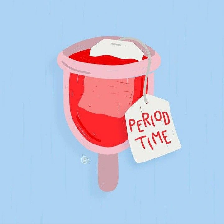 Period Care & Feminine Hygiene creative ad: Period product becomes playful timepiece