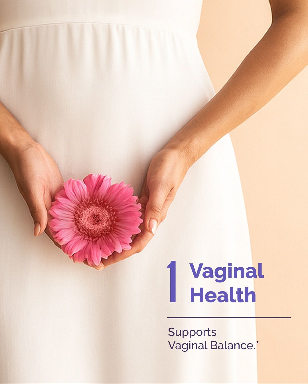 Instagram post: Flower metaphor for vaginal health