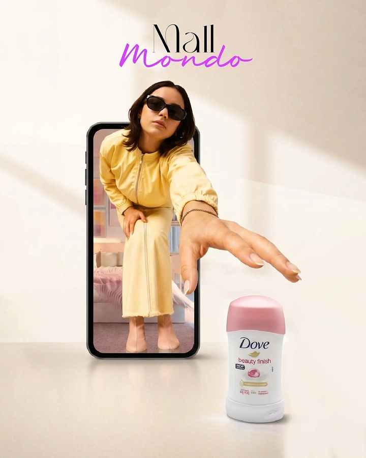 Deodorants & Antiperspirants creative ad: Unexpected phone interaction sells product