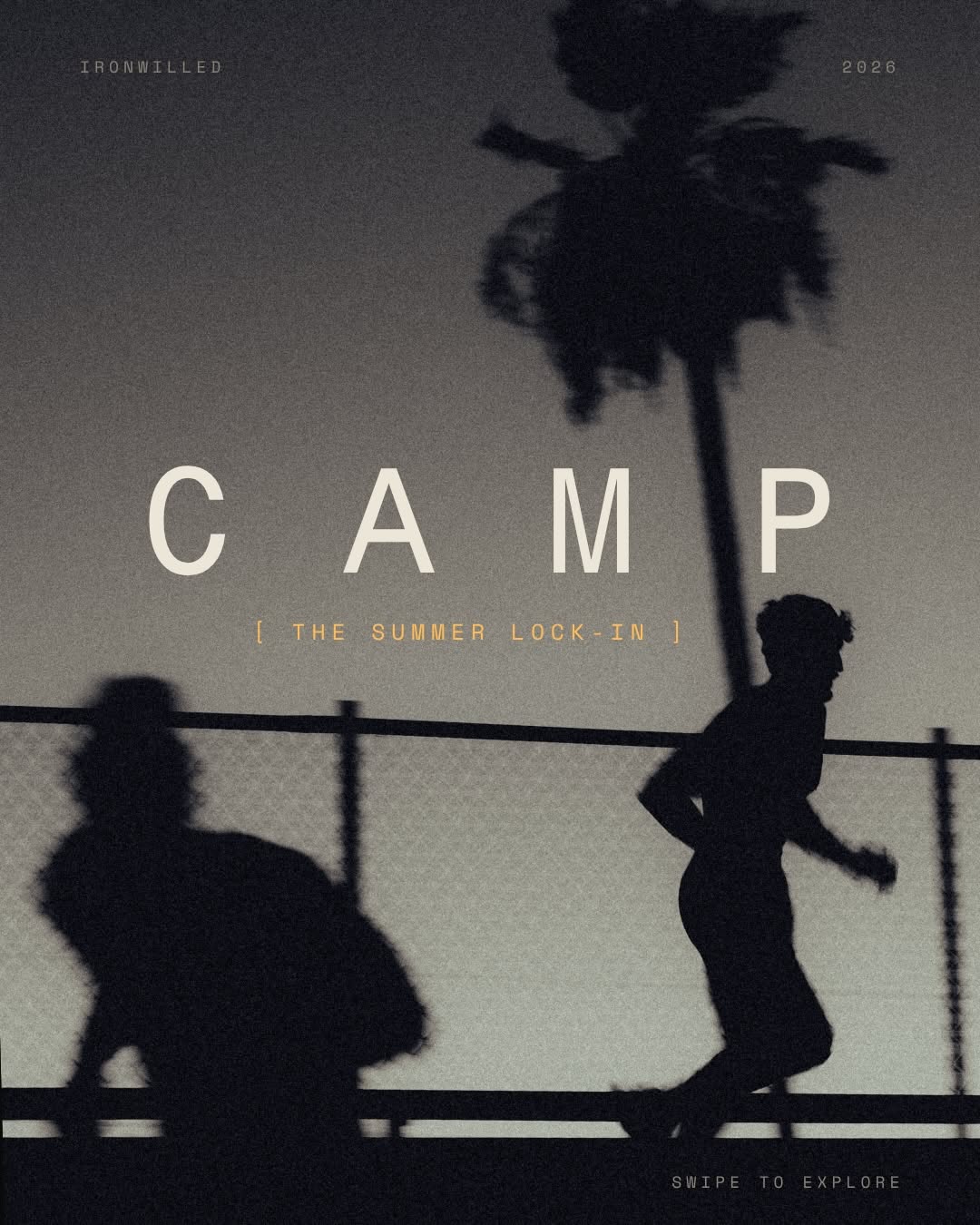 Instagram post: Campers’ shadows create memorable poster concept, slide 1