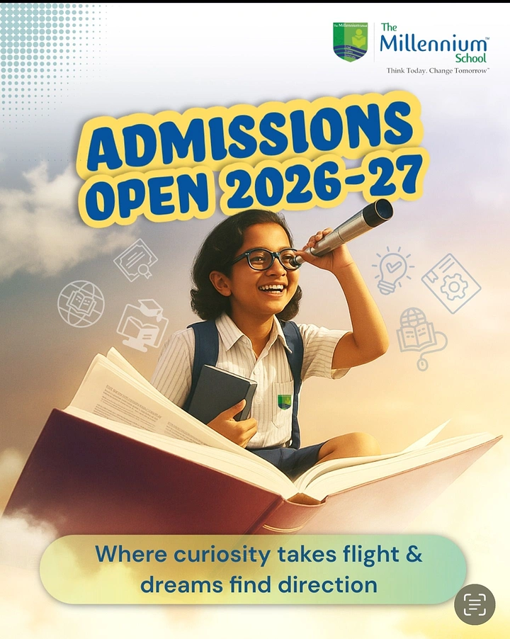 Schools & School Admissions creative ad: Open book becomes launchpad for curiosity