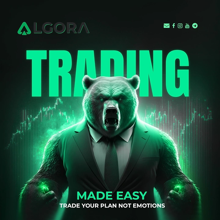 Stock Brokers & Investing creative ad: Suited bear as market mascot