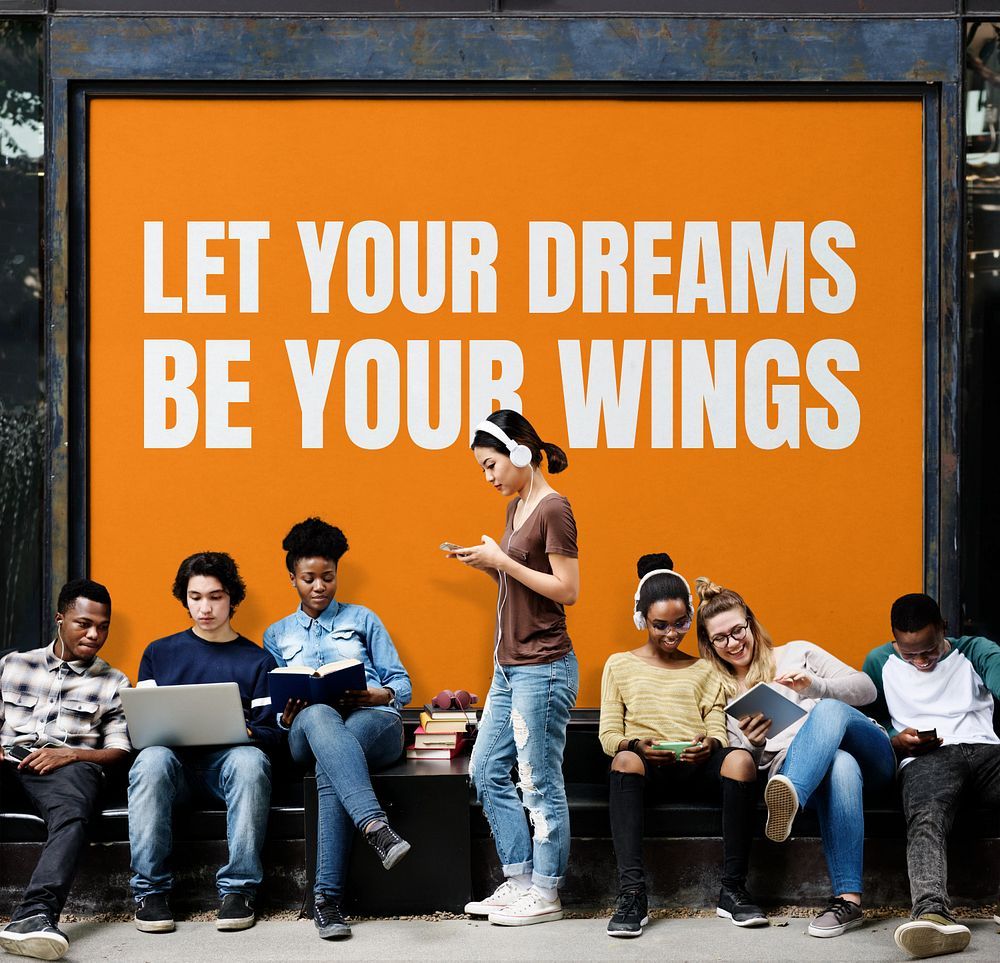 Instagram post: Dreams-as-wings student metaphor