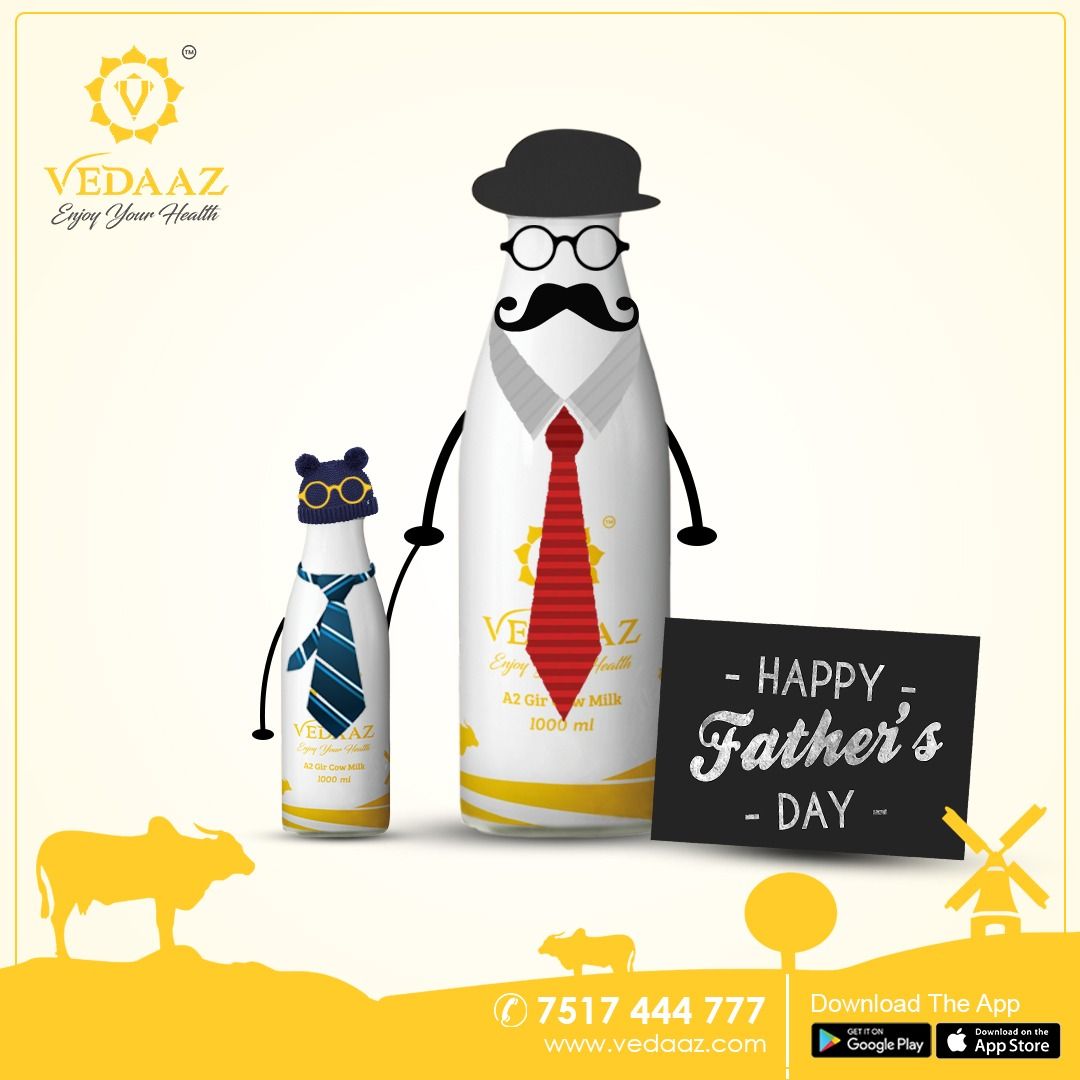 Instagram post: Bottles dressed as father and son