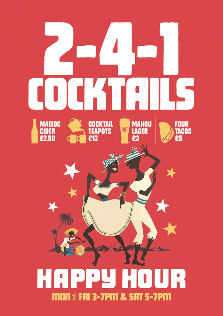 Bars & Pubs creative ad: Anthropomorphic cocktails create memorable offer