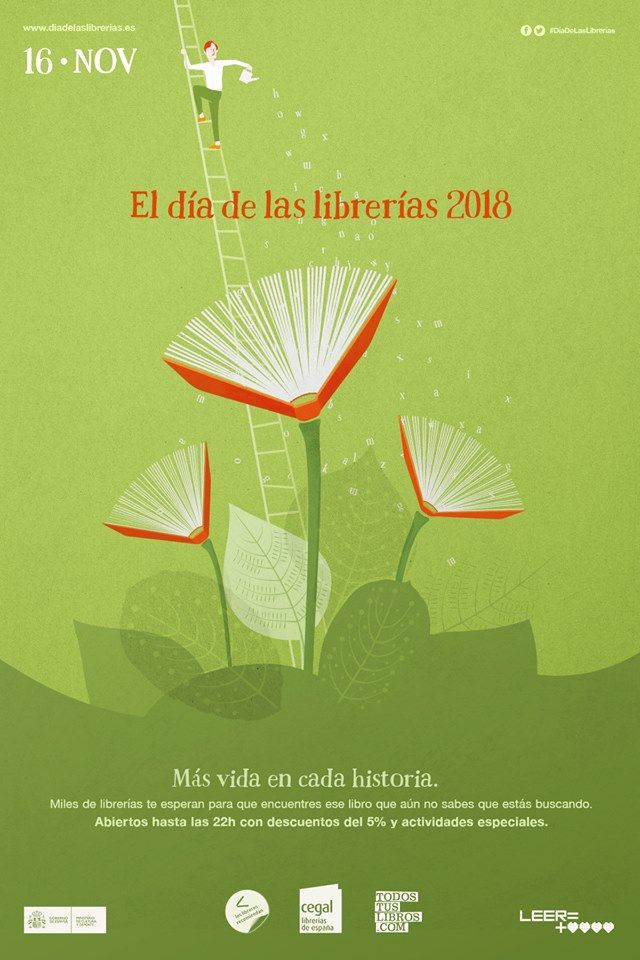 Open books bloom as flowers, bookstore day