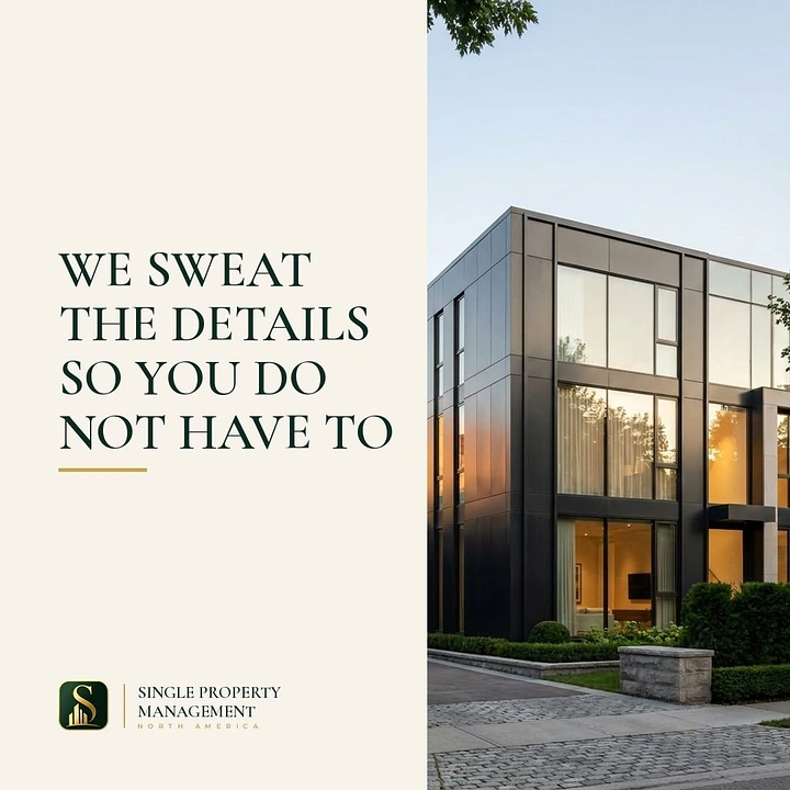 Property Management creative ad: Witty sweat-the-details service promise