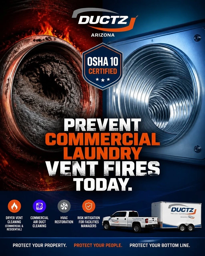 Appliance Repair creative ad: Striking clogged-versus-clean vent metaphor