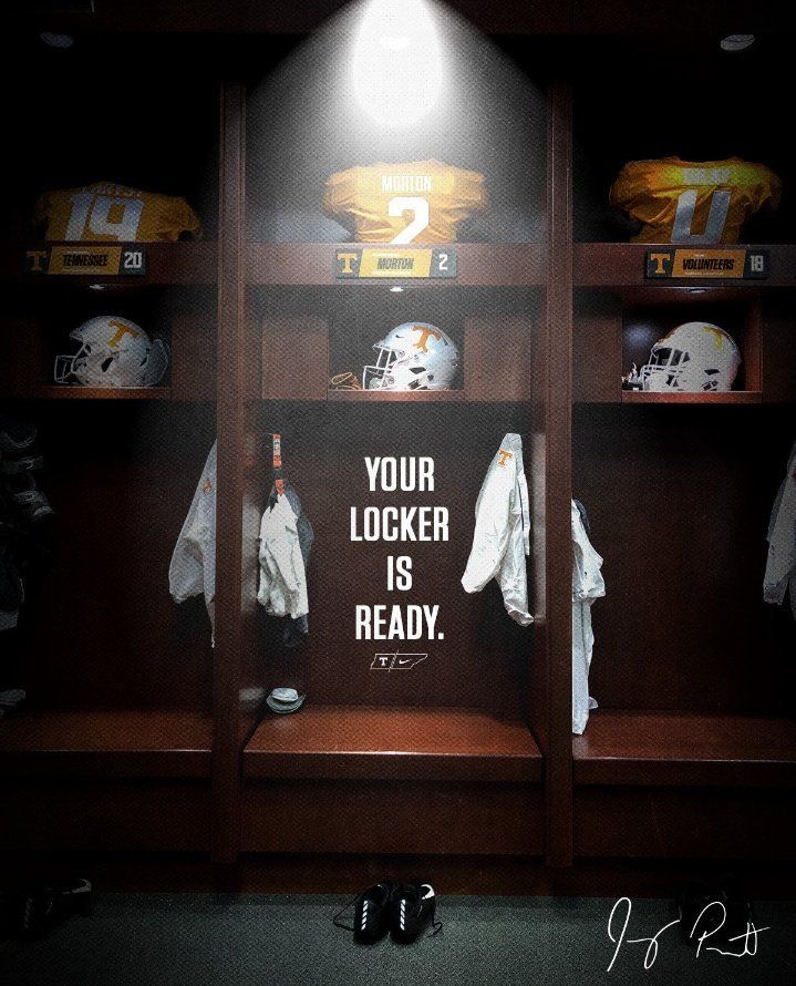 Instagram post: Locker-room display creates product narrative