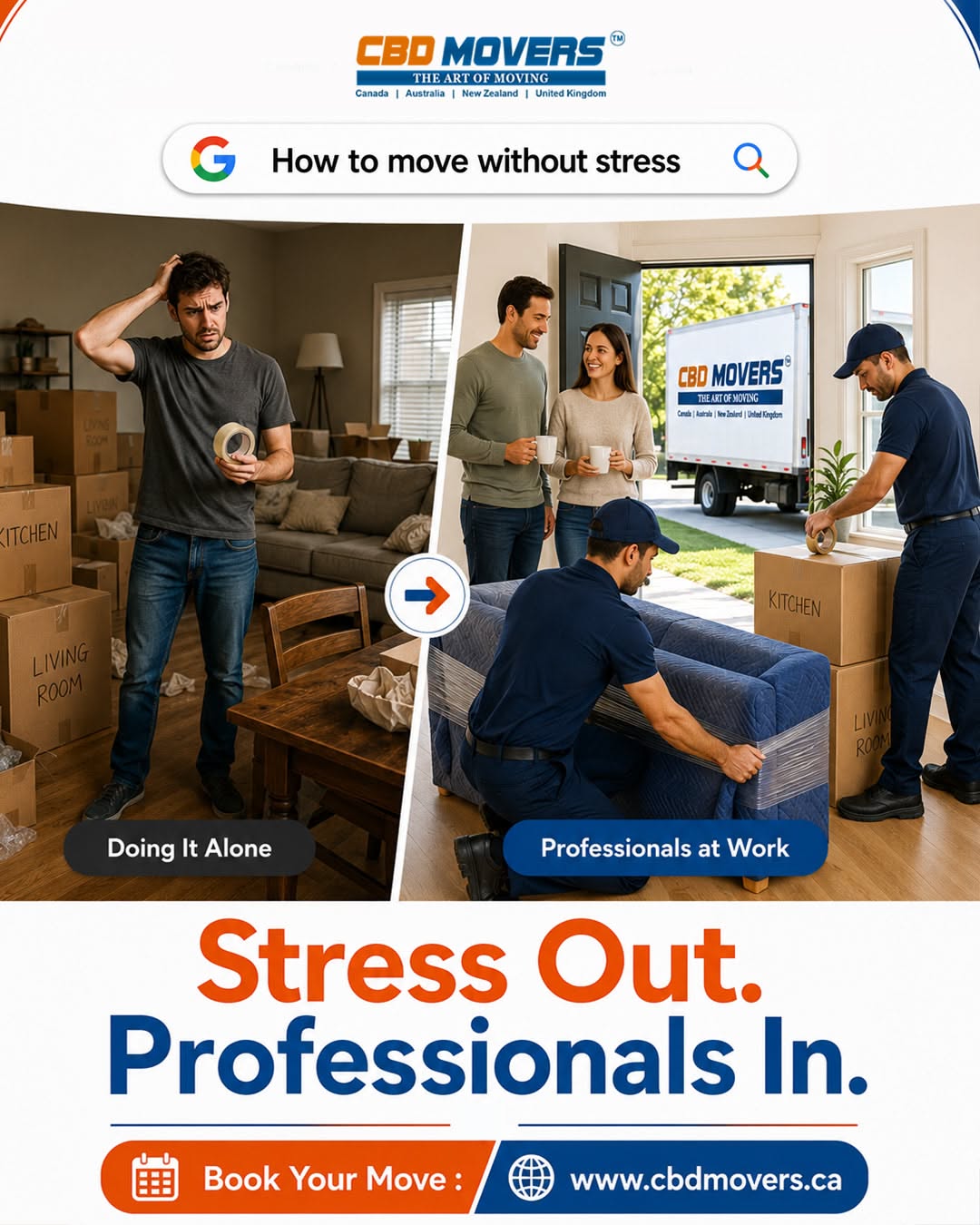 Instagram post: Search-bar framing, alone vs professionals split