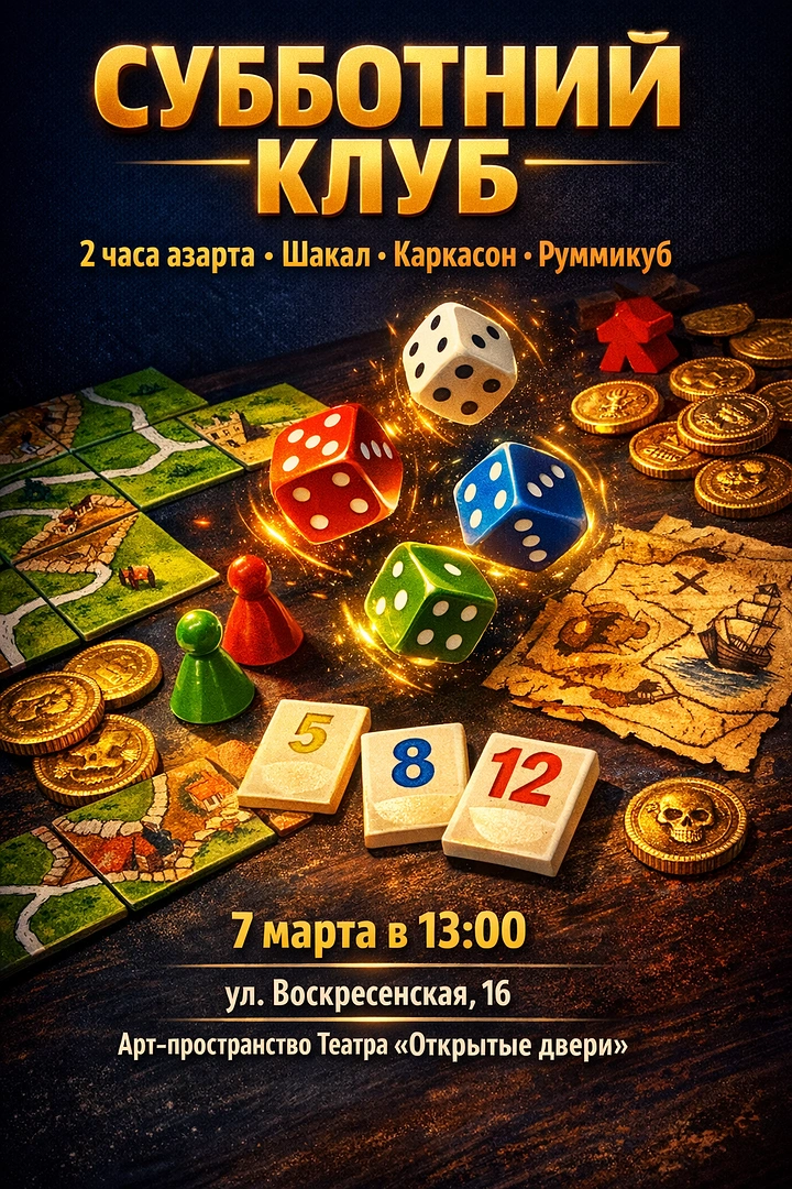 Board Games & Game Cafes creative ad: Treasure-map world turns club promotion into adventure