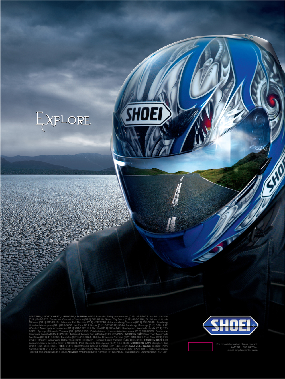 Instagram post: Scenic helmet artwork sells exploration