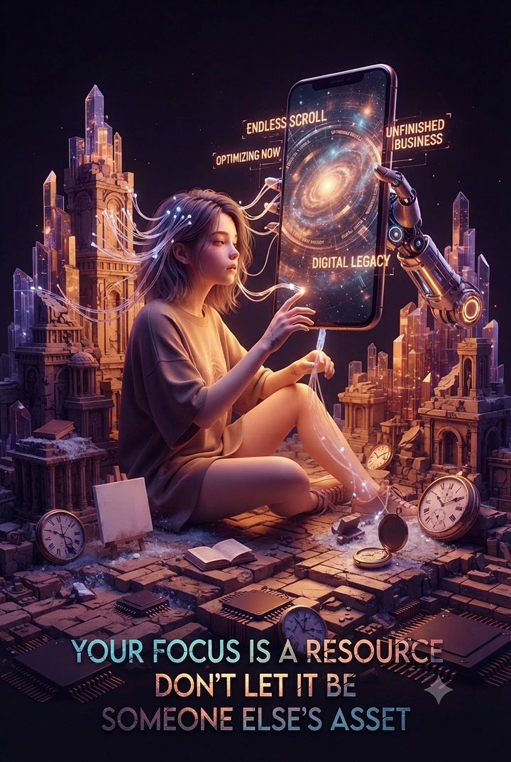 Life & Business Coaches creative ad: Digital legacy becomes an imagined world