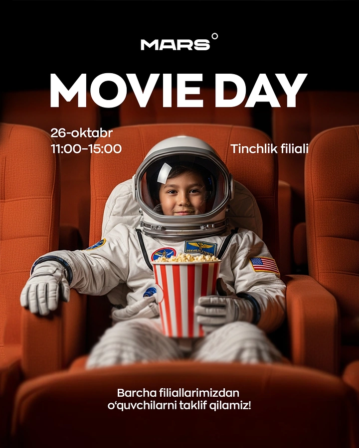 Cinemas & Movie Theatres creative ad: Kid astronaut in cinema seat