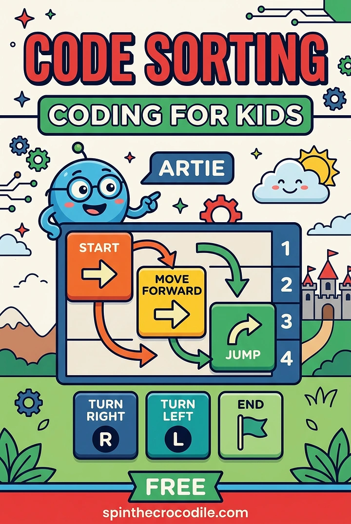 Robotics & STEM Classes creative ad: Coding lessons become a board game