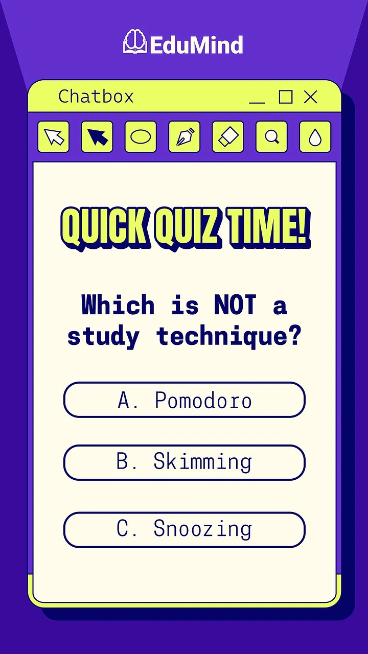 Test Prep & Exam Coaching creative ad: Retro chatbox quiz treatment feels distinctive