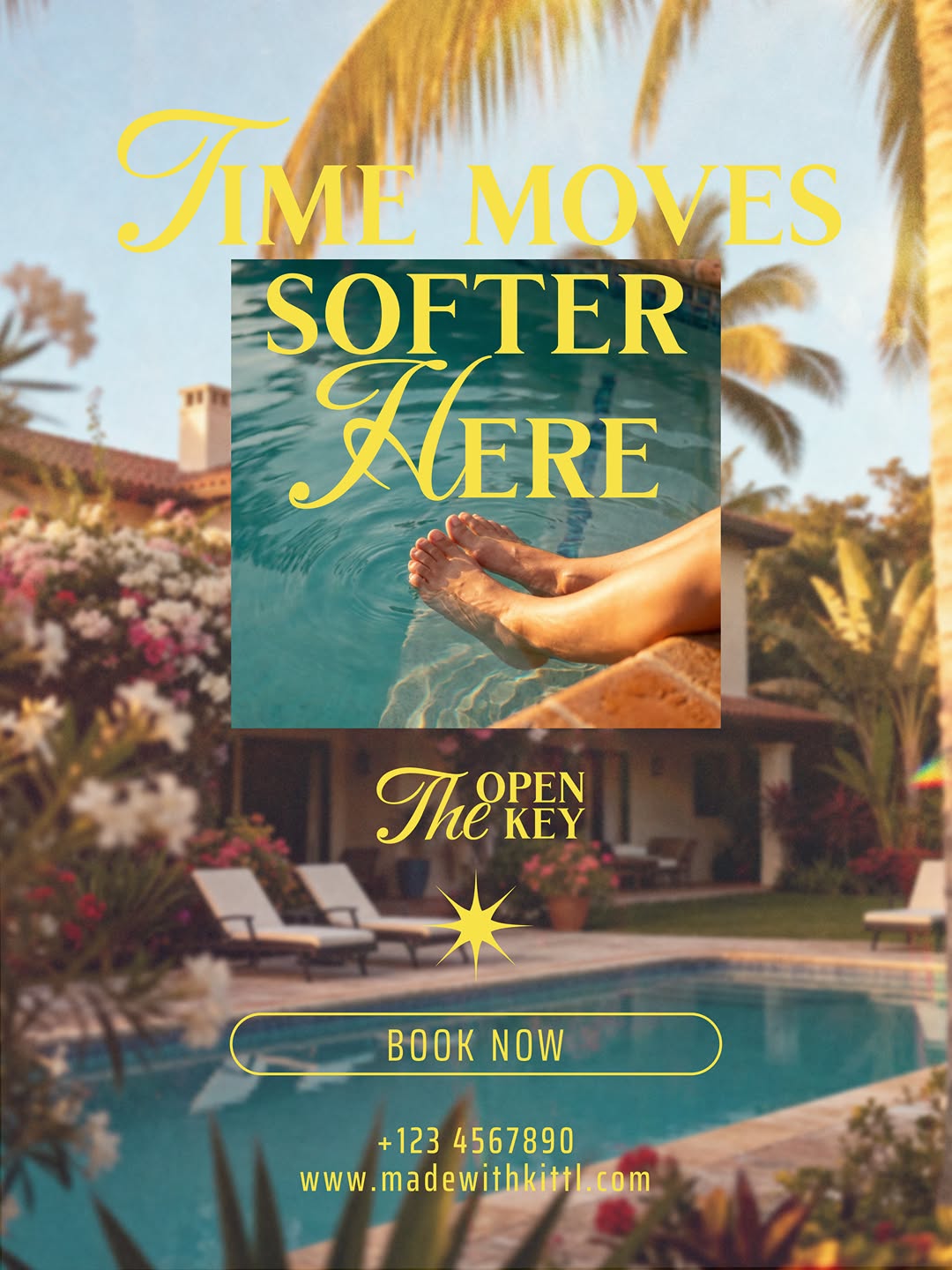 Instagram post: Soft-time copy sells slower villa living