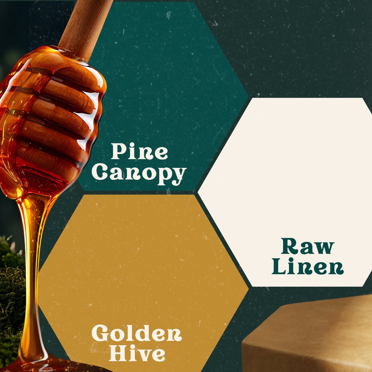 Instagram post: Honeycomb becomes a bold brand emblem, slide 5