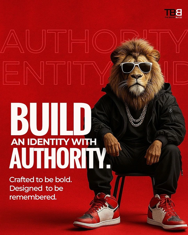 Agency creative ad: Streetwear lion embodies brand authority