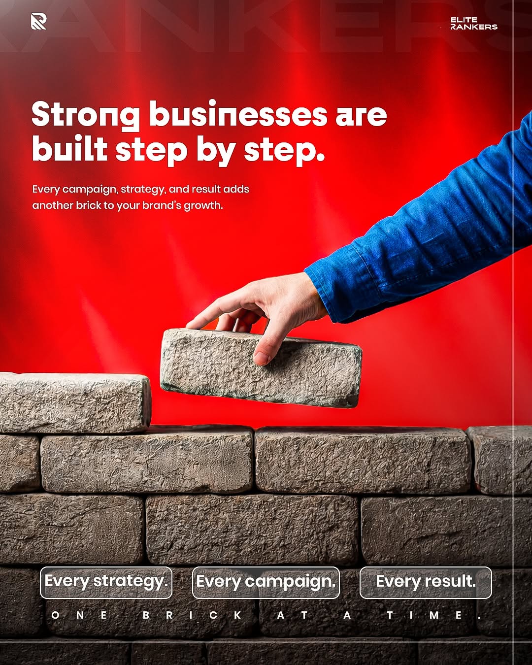 Laying bricks as brand-growth metaphor
