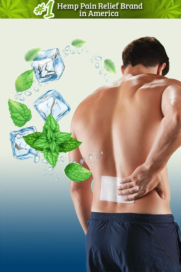 Pain Relief Brands creative ad: Ice and mint cooling metaphor