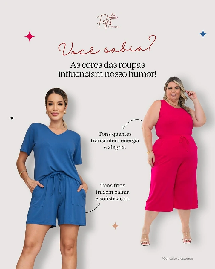 Plus-Size Fashion creative ad: Color psychology drives fashion message